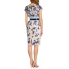 Cheap 🤩 Adrianna Papell 👩 Women's Beaded Flutter-Sleeve Sheath 👗 Dress Marble 🧨