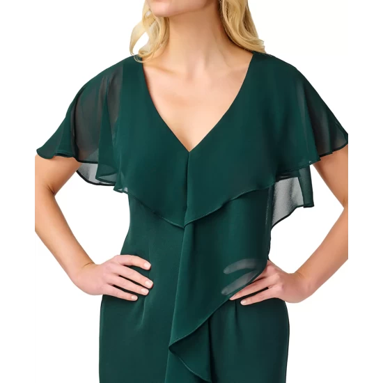 Buy ๐คฉ Adrianna Papell Stardust One-Shoulder Gown Magenta ๐ - Image 5