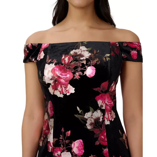 Coupon ๐งจ Adrianna Papell ๐ฉ Women's Embellished Flutter-Sleeve Blouson ๐ Dress Rose Quartz ๐ฏ - Image 3