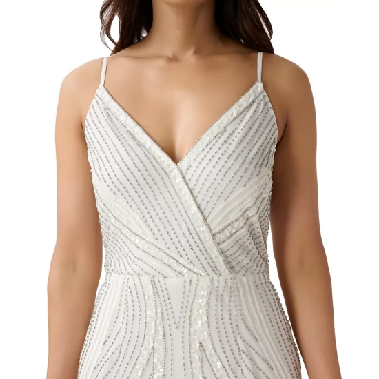 Brand new โค๏ธ Adrianna Papell ๐ฉ Women's Sequined Collarless Jacket Antique Copper ๐ฅ - Image 4