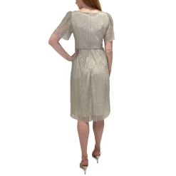 New 😀 Adrianna Papell Petite Lace-Top Jumpsuit Ivory 🎉