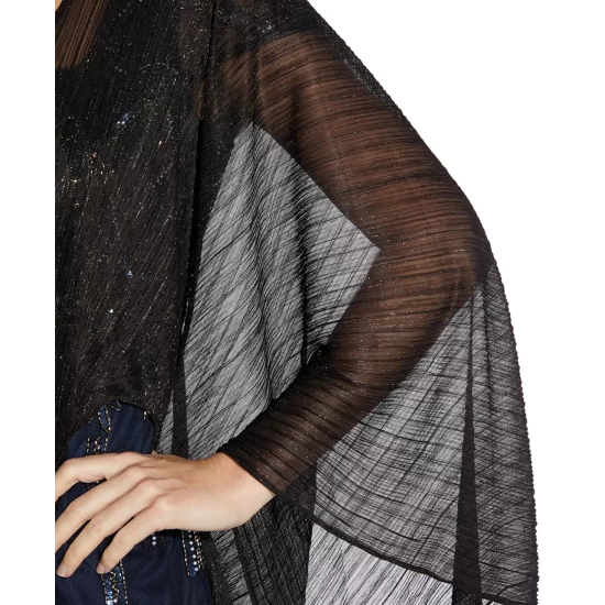 Deals 🔥 Adrianna Papell Asymmetrical-Hem Shawl Champagne Gold 👍 - Image 6