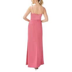 Best Sale 😀 Adrianna Papell 👩 Women's Metallic Wrap Cocktail 👗 Dress Gold Black 😀