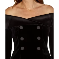 Best reviews of 🔔 Adrianna Papell Crewneck Fit & Flare 👗 Dress Black 🔥