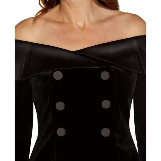 Best reviews of 🔔 Adrianna Papell Crewneck Fit & Flare 👗 Dress Black 🔥