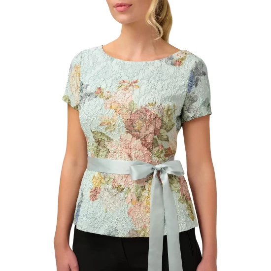 Top 10 😀 Adrianna Papell Plus Size Beaded Cocktail 👗 Dress Raspberry Wine 😍 - Image 2