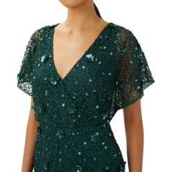 Cheap 🤩 Adrianna Papell Embroidered Sheath 👗 Dress Midnight Multi/nude 😉