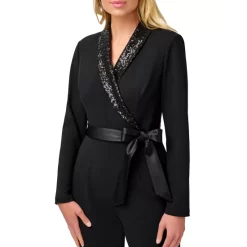 Discount 👍 Adrianna Papell 👩 Women's Beaded Surplice Strappy Gown Ivory 🔔