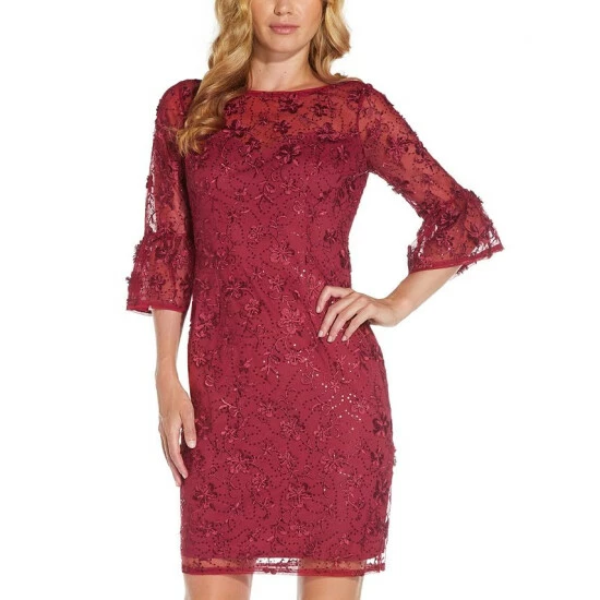 Cheapest โค๏ธ Adrianna Papell Embellished Sheath ๐ Dress Midnight ๐ - Image 4