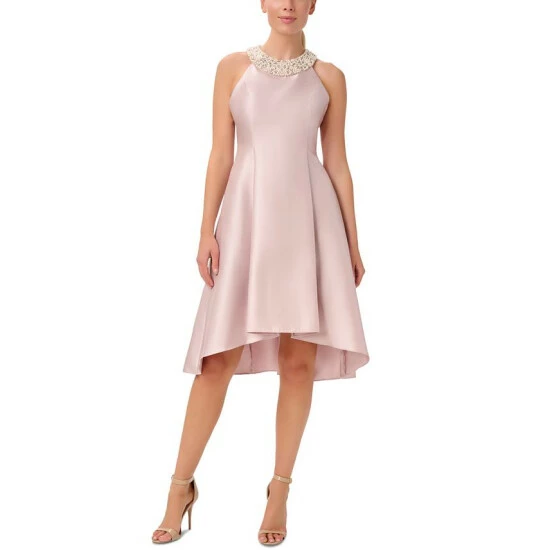 Best reviews of ๐ Adrianna Papell Beaded-Neck Mikado ๐ Dress Belini ๐