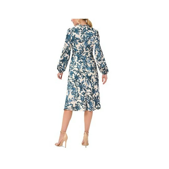 Flash Sale ๐ Adrianna Papell Printed Midi ๐ Dress Blue Multi โ๏ธ - Image 2