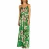New 🛒 Adrianna Papell 👩 Women's Floral-Print Cowl-Neck Gown Green Multi 👍