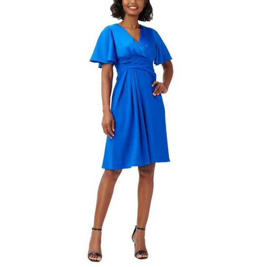 Cheapest ๐งจ Adrianna Papell ๐ฉ Women's Fit & Flare Cocktail ๐ Dress Marine ๐งจ