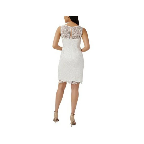 Cheapest ๐ Adrianna Papell ๐ฉ Women's Lace Sheath ๐ Dress Ivory ๐ - Image 2