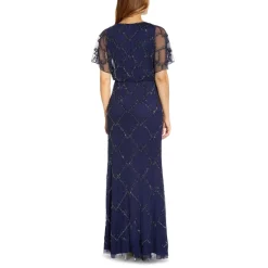 Top 10 🔥 Adrianna Papell 👩 Women's Sequined Beaded Sheath 👗 Dress Black Silver 👍